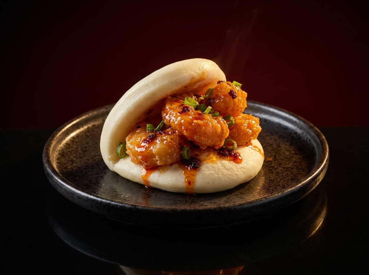 Dynamite Bao with Shrimp